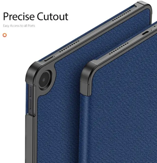 Dux Ducis Domo OnePlus Pad Go 2 Hoes Tri-Fold Book Case Blauw afbeelding 5