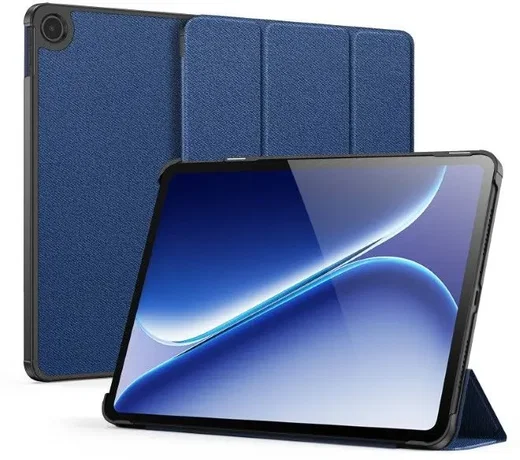Dux Ducis Domo OnePlus Pad Go 2 Hoes Tri-Fold Book Case Blauw afbeelding 2
