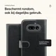 Rosso Element Nothing Phone (4a) Hoesje Book Case Wallet Zwart afbeelding 3