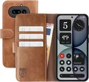 Rosso Element Nothing Phone (4a) Hoesje Book Case Wallet Bruin