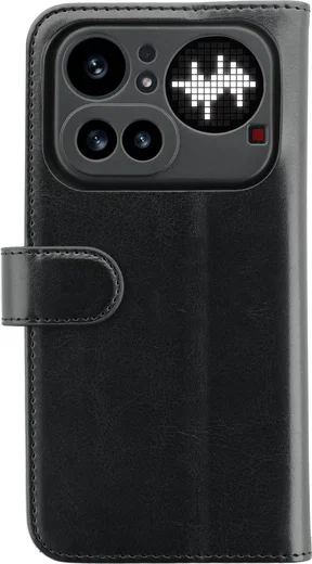 Rosso Element Nothing Phone (4a) Pro Hoesje Book Case Wallet Zwart afbeelding 15