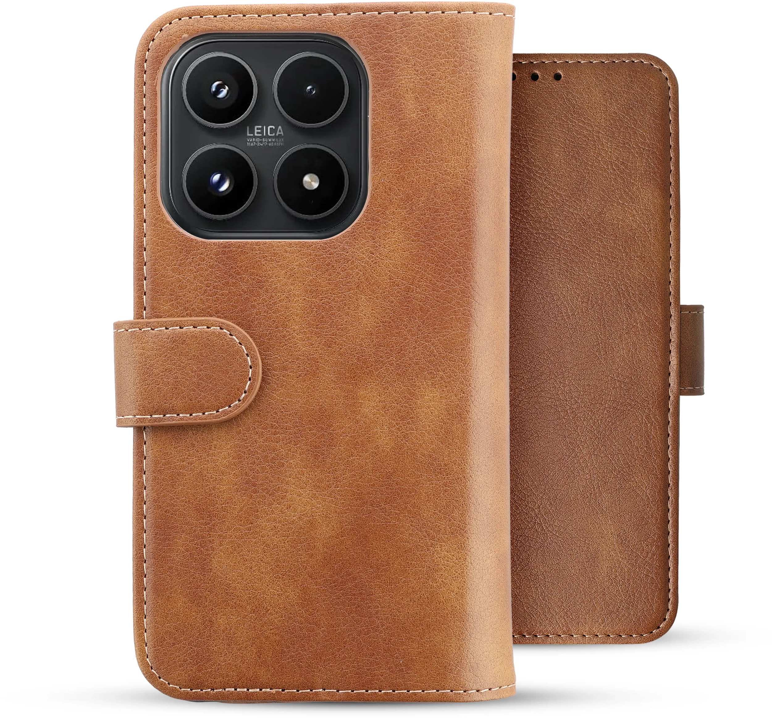 Rosso Element Xiaomi 17 Hoesje Book Case Wallet Bruin afbeelding 2