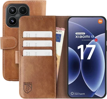 Rosso Element Xiaomi 17 Hoesje Book Case Wallet Bruin