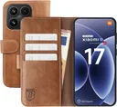 Rosso Element Xiaomi 17 Hoesje Book Case Wallet Bruin