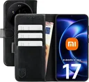 Rosso Element Xiaomi 17 Ultra Hoesje Book Case Wallet Zwart
