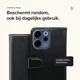 Rosso Element Oppo Reno 15 Hoesje Book Case Wallet Zwart afbeelding 3