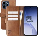 Rosso Element Oppo Reno 15 Hoesje Book Case Wallet Bruin
