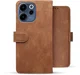 Rosso Element Oppo Reno 15 Hoesje Book Case Wallet Bruin afbeelding 2