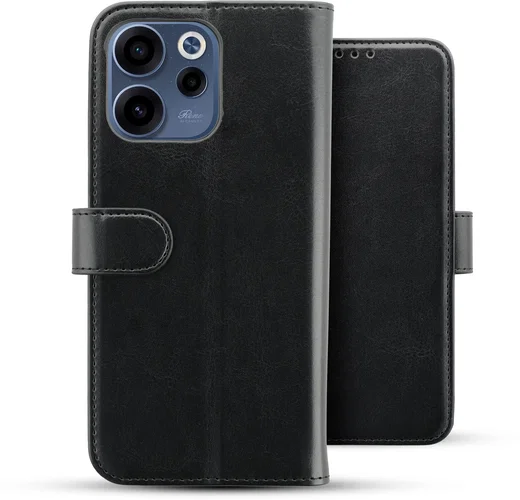 Rosso Element Oppo Reno 15 Pro Hoesje Book Case Wallet Zwart afbeelding 2