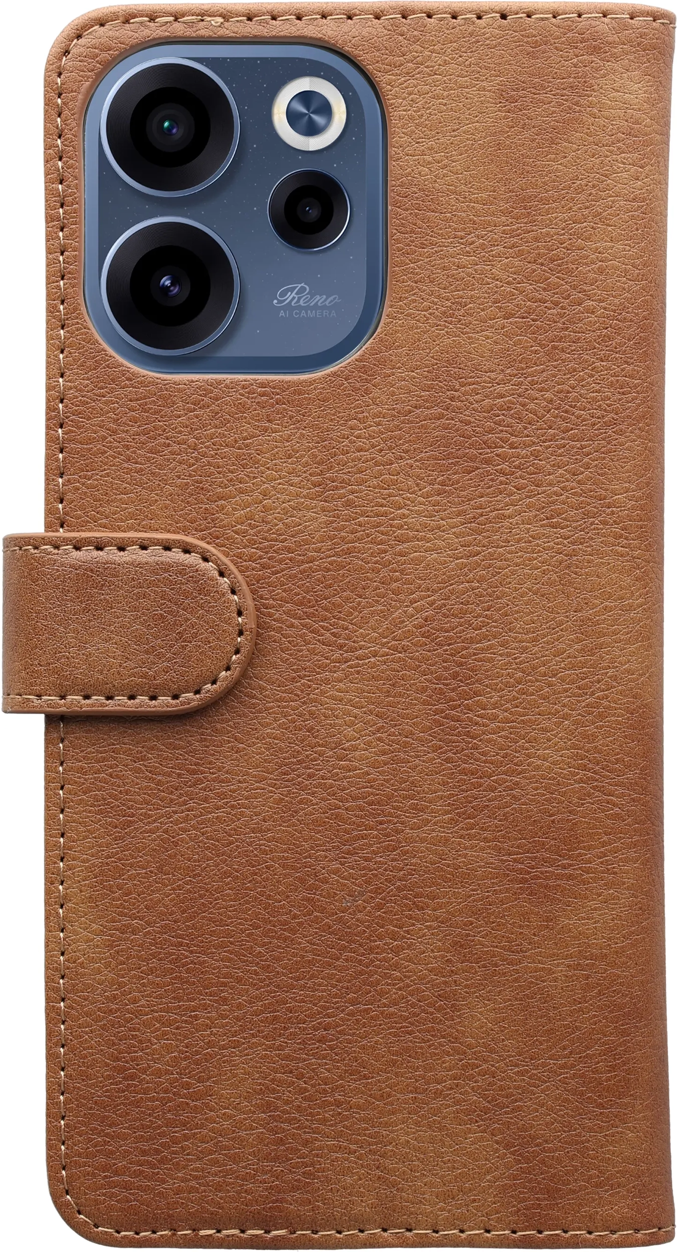 Rosso Element Oppo Reno 15 F 5G Hoesje Book Case Wallet Bruin afbeelding 6