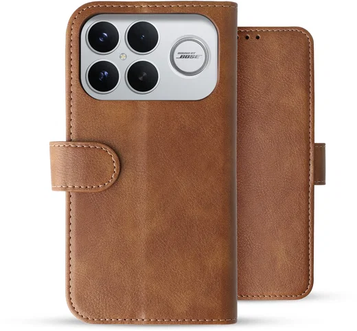 Rosso Element Xiaomi Poco F8 Ultra Hoesje Book Case Wallet Bruin afbeelding 2