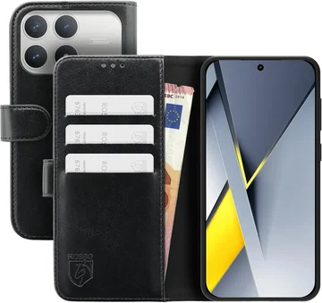 Rosso Element Xiaomi Poco F8 Pro Hoesje Book Case Wallet Zwart
