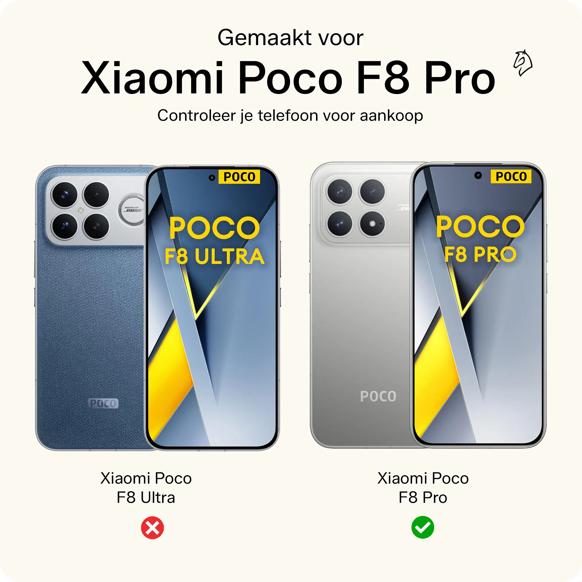 Rosso Element Xiaomi Poco F8 Pro Hoesje Book Case Wallet Blauw afbeelding 6