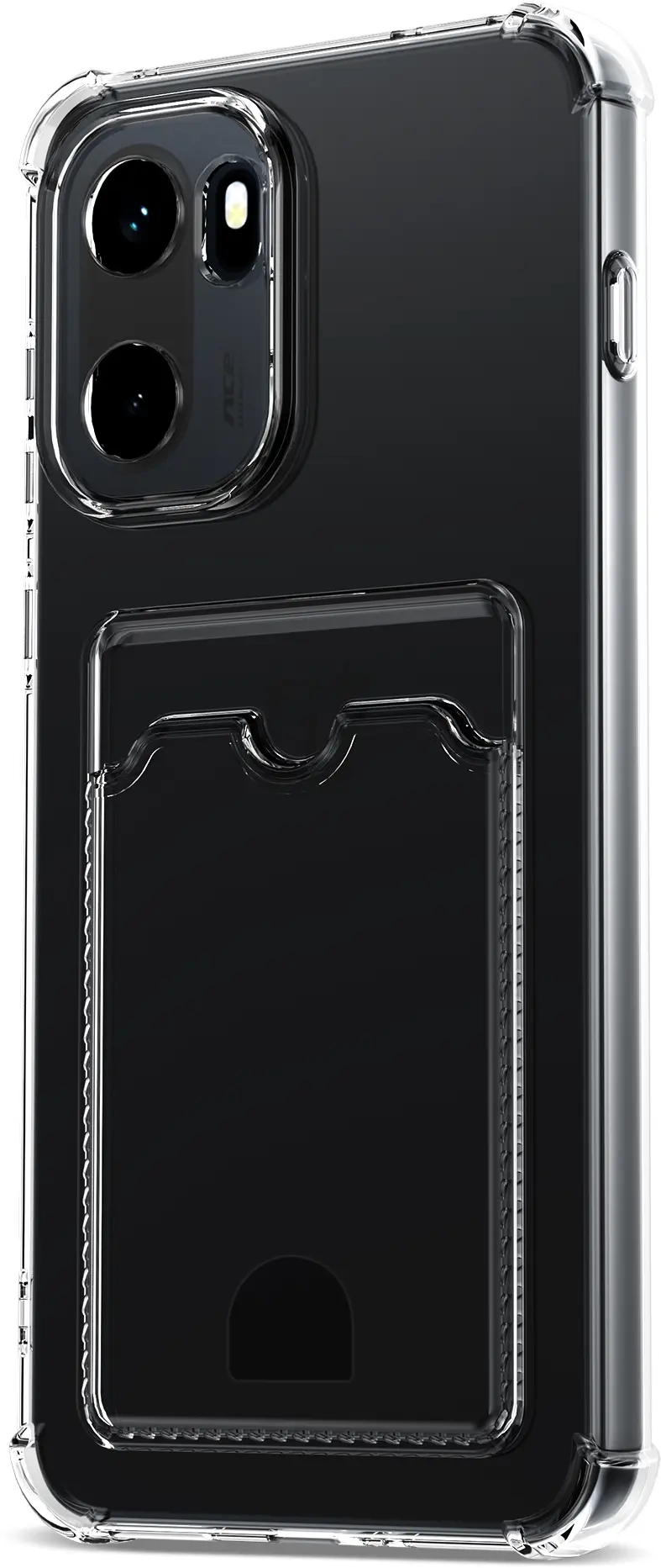 OnePlus 15R Hoesje Dun TPU met Pasjeshouder Back Cover Transparant afbeelding 6