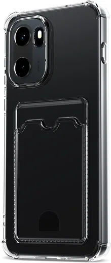 OnePlus 15R Hoesje Dun TPU met Pasjeshouder Back Cover Transparant afbeelding 6