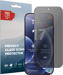 Rosso Xiaomi 17 Ultra 9H Tempered Glass Screen Protector Privacy afbeelding
