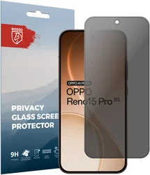 Rosso Oppo Reno 15 Pro 9H Tempered Glass Screen Protector Privacy afbeelding