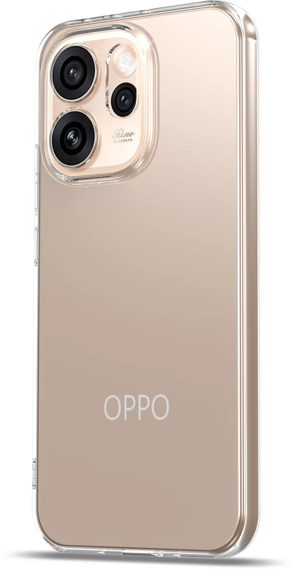 Oppo Reno 15 Pro Hoesje Dun TPU Back Cover Transparant afbeelding 4