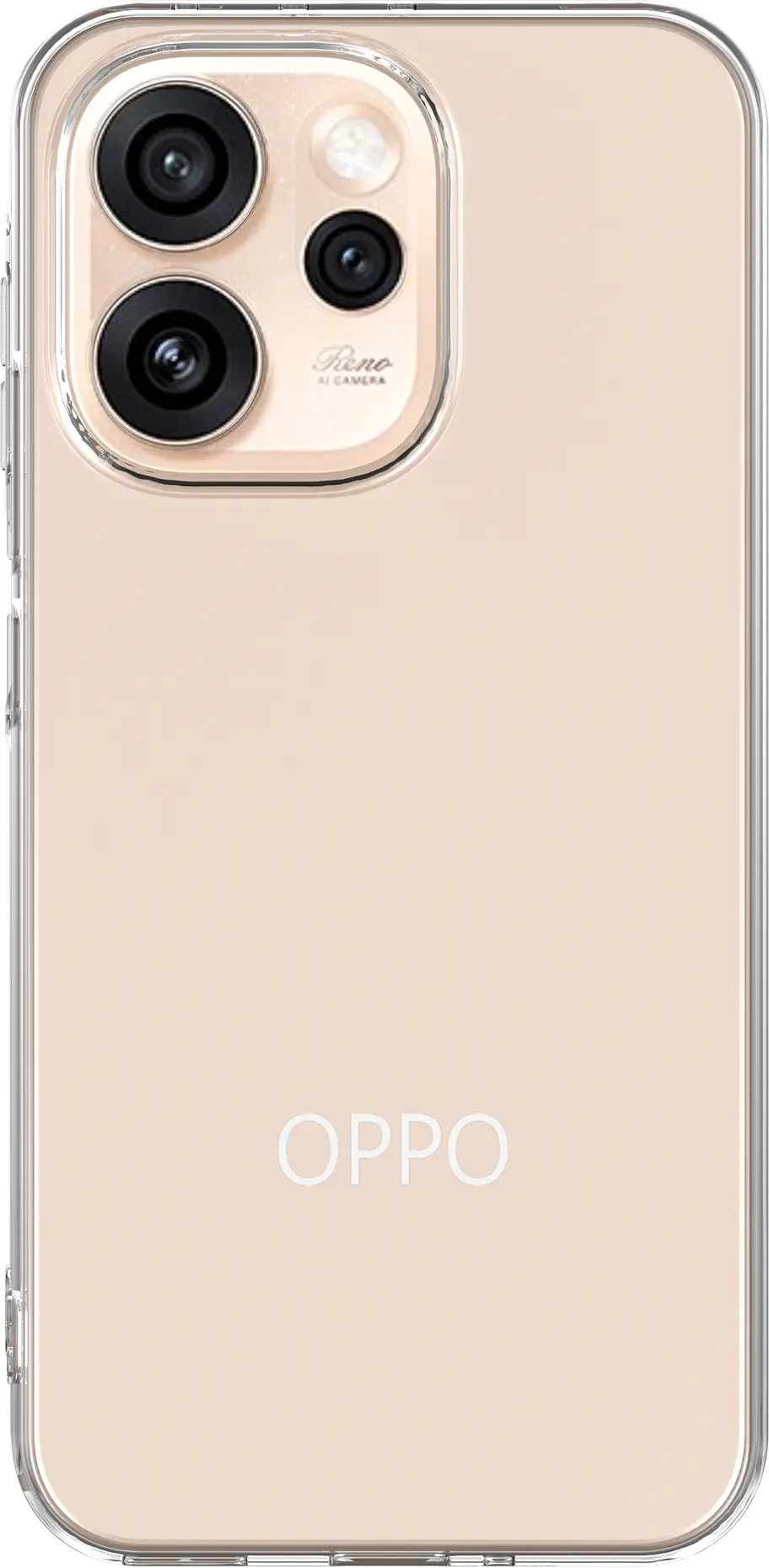 Oppo Reno 15 Pro Hoesje Dun TPU Back Cover Transparant afbeelding 5