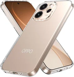 Oppo Reno 15 Pro Hoesje Dun TPU Back Cover Transparant afbeelding