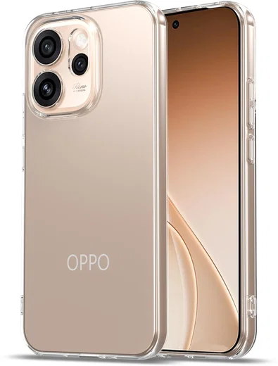 Oppo Reno 15 Pro Hoesje Dun TPU Back Cover Transparant afbeelding 2