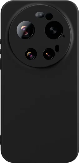 Xiaomi 17 Ultra Hoesje Dun TPU Back Cover Matte Zwart afbeelding 5