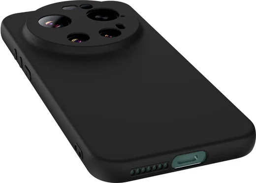 Xiaomi 17 Ultra Hoesje Dun TPU Back Cover Matte Zwart afbeelding 11