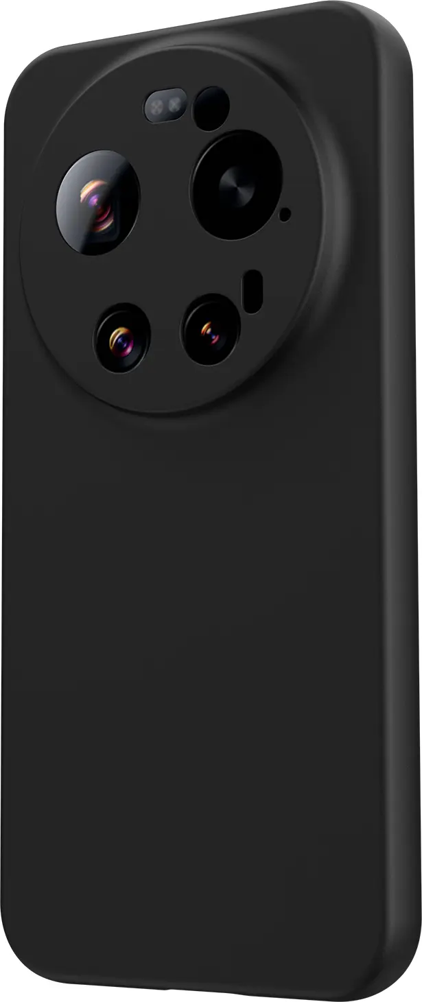 Xiaomi 17 Ultra Hoesje Dun TPU Back Cover Matte Zwart afbeelding 9
