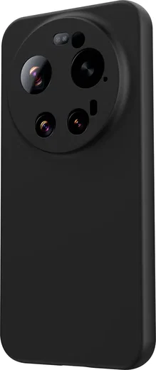 Xiaomi 17 Ultra Hoesje Dun TPU Back Cover Matte Zwart afbeelding 9