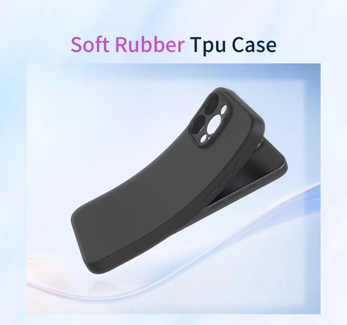 Oppo Reno 15F Hoesje Dun TPU Back Cover Matte Zwart afbeelding 4