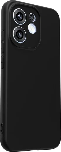 Oppo Reno 15 Hoesje Dun TPU Back Cover Matte Zwart afbeelding 4