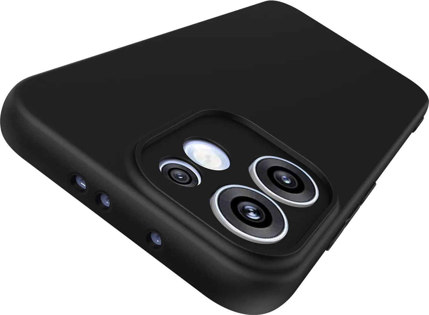 Oppo Reno 15 Hoesje Dun TPU Back Cover Matte Zwart afbeelding 9