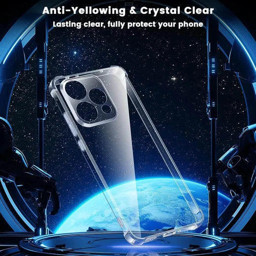 Oppo Reno 15 Hoesje Schokbestendig en Dun TPU Back Cover Transparant afbeelding 8