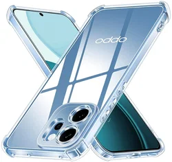 Oppo Reno 15 Pro Hoesje Schokbestendig en Dun TPU Back Cover Transparant afbeelding