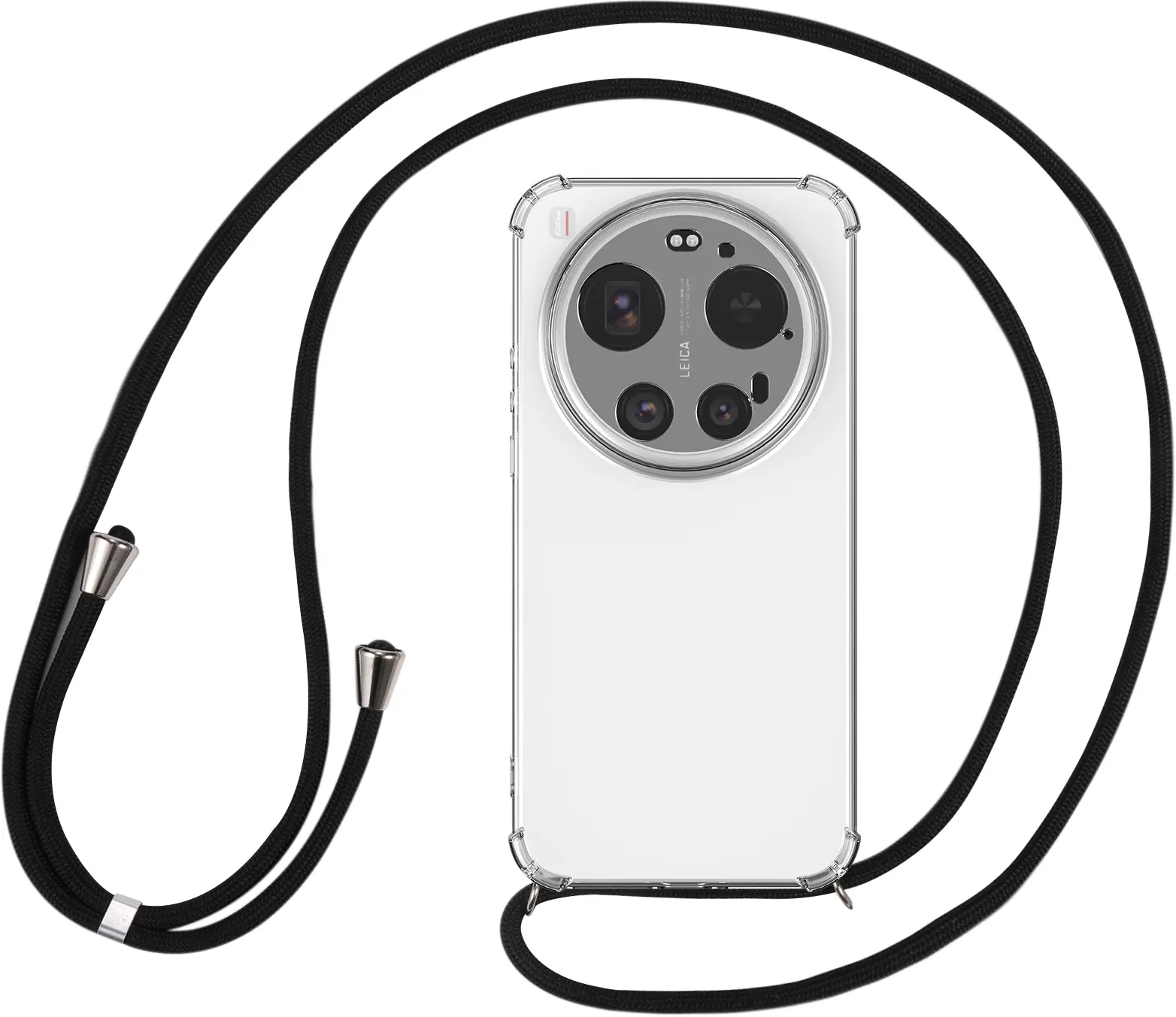 Xiaomi 17 Ultra Hoesje met Koord Schokbestendig TPU Transparant afbeelding 5