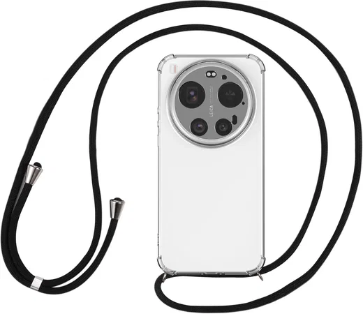Xiaomi 17 Ultra Hoesje met Koord Schokbestendig TPU Transparant afbeelding 5