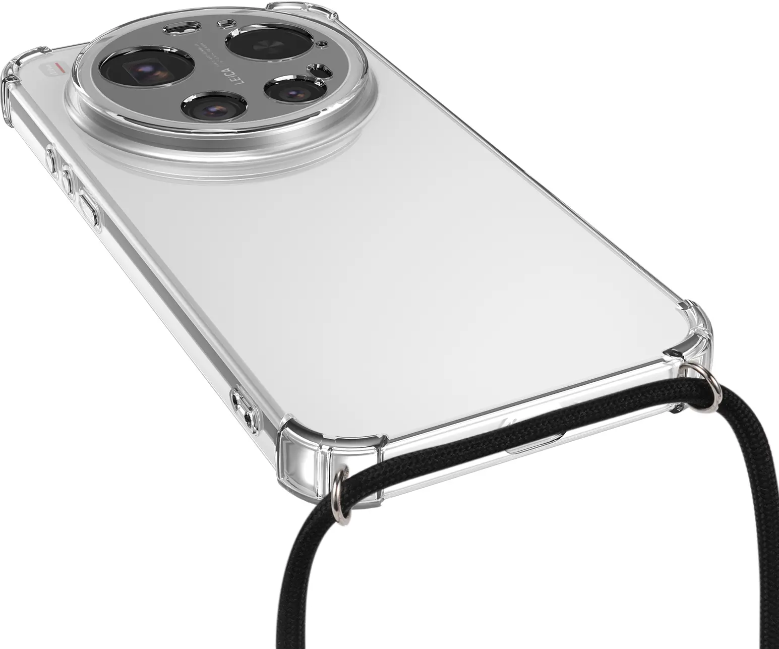 Xiaomi 17 Ultra Hoesje met Koord Schokbestendig TPU Transparant afbeelding 4
