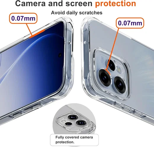 Oppo Reno 15 Pro Hoesje met Koord Schokbestendig TPU Transparant afbeelding 5