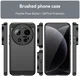 Xiaomi 17 Ultra Hoesje Geborsteld TPU Flexibele Back Cover Zwart afbeelding 4
