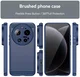Xiaomi 17 Ultra Hoesje Geborsteld TPU Flexibele Back Cover Blauw afbeelding 4