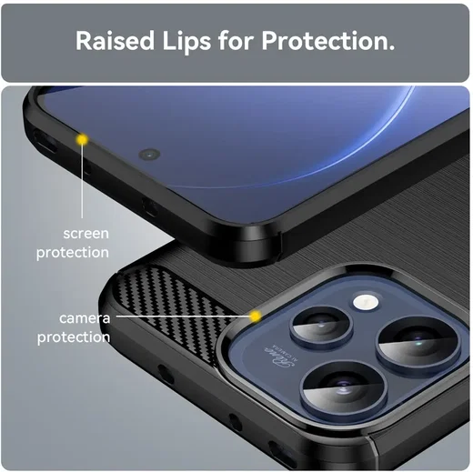 Oppo Reno 15 / 15F Hoesje Geborsteld TPU Flexibele Back Cover Zwart afbeelding 10