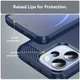 Oppo Reno 15 Pro Hoesje Geborsteld TPU Flexibele Back Cover Blauw afbeelding 9