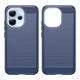 Oppo Reno 15 Pro Hoesje Geborsteld TPU Flexibele Back Cover Blauw afbeelding 2