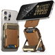 SUPCASE MagFlip MagSafe Pasjeshouder / Kaarthouder en Standaard Bruin afbeelding 10