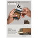 SUPCASE MagFlip MagSafe Pasjeshouder / Kaarthouder en Standaard Bruin afbeelding 4