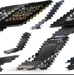 SUPCASE MagFlip MagSafe Pasjeshouder / Kaarthouder en Standaard Carbon Zwart afbeelding