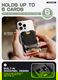 SUPCASE UB Mag Vault MagSafe Pasjeshouder en Standaard Carbon Zwart afbeelding 6