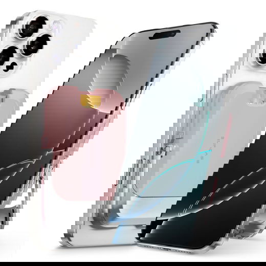 SUPCASE UB Mag Vault MagSafe Pasjeshouder en Standaard Roze afbeelding 12