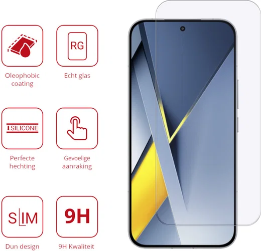 Rosso Xiaomi Poco F8 Pro 9H Tempered Glass Screen Protector afbeelding 2