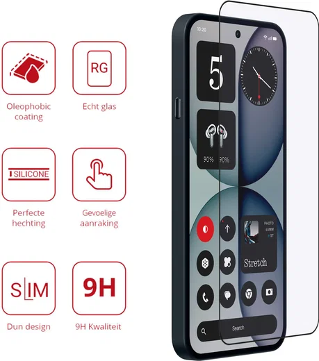 Rosso Nothing Phone (4a) 9H Tempered Glass Screen Protector afbeelding 2